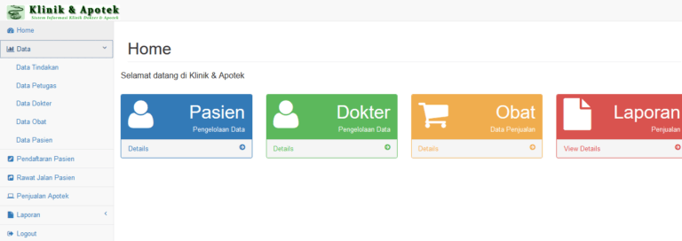 Download Source Code Aplikasi Klinik And Apotek Berbasis Php Paket Script Website Murah 9490