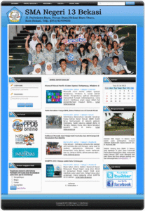 website sekolah sma13 207x300 - Download Source Code Website Sekolah SMA Berbasis Php