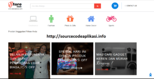 Download Source Code Website Marketplace Berbasis Php  