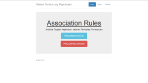 Download Source Code Aplikasi SPK Metode Association Rules  