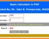 Source code kalkulator sederhana menggunakan php 