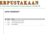 Source Code Aplikasi Sistem Informasi Perpustakaan Berbasis Web  