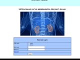 Source Code Aplikasi Sistem Pakar Diagnosa Penyakit Ginjal Berbasis Php  