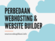 Perbedaan Antara Web Hosting dan Website Builder  