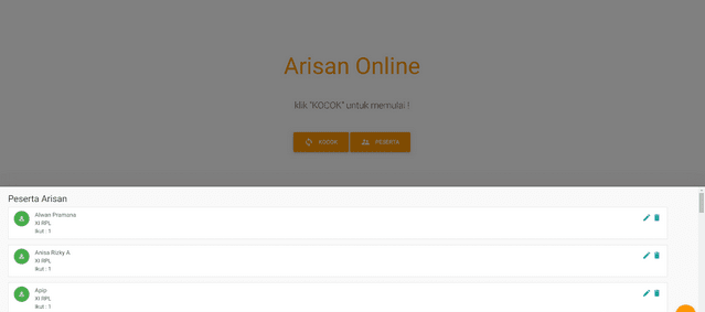 Sistem Aplikasi Arisan Online (PHP)  