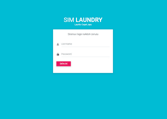 Sistem Informasi Managemen Jasa Laundry (Codeigniter)  