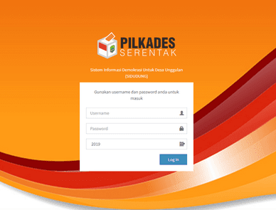 Aplikasi Managemen E-Voting Pilkades (Codeigniter)  