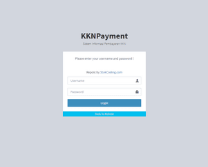 Aplikasi Pembayaran KKN Berbasis Web (Codeigniter)  