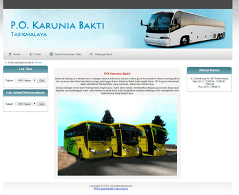 Sistem Aplikasi Pemesanan Tiket Bus Online (PHP)  