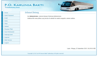 Sistem Aplikasi Pemesanan Tiket Bus Online (PHP)  