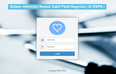 Sistem Informasi Rumah Sakit Berbasis Web (PHP)  