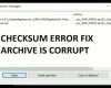 Cara Mengatasi Checksum Error pada File Terenkripsi: Solusi Ampuh!  